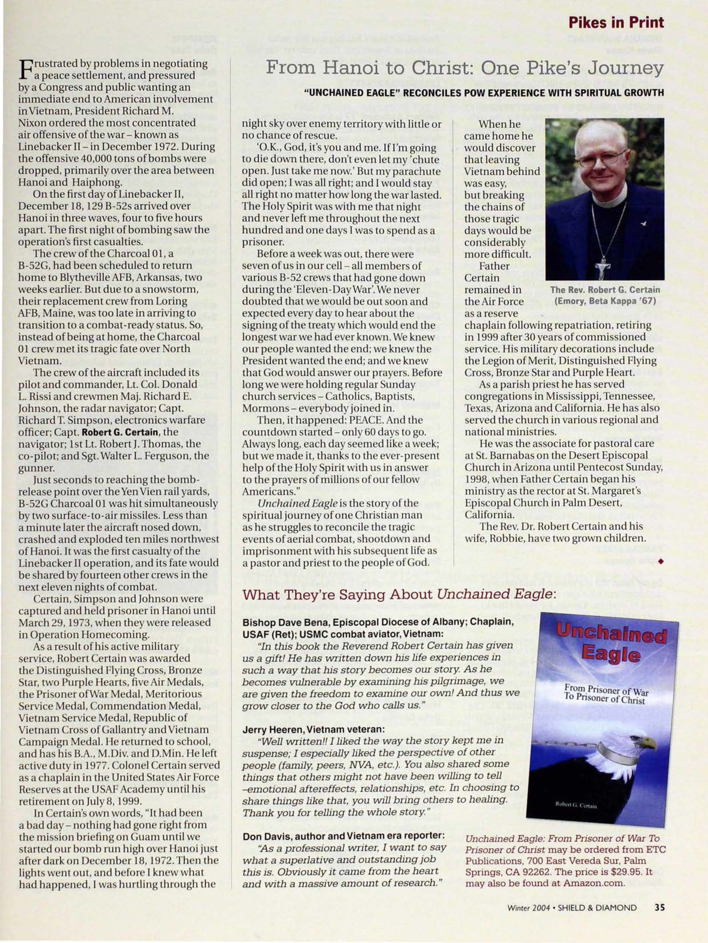 From Hanoi To Christ: One Pike's Journey